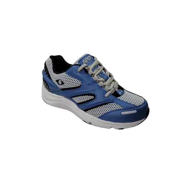APEX mens Running Shoes V551 White/Blue ( Size US 8) - Picture 15 of 15